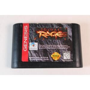 Primal Rage (Sega Genesis, Cartridge Only, 1994) Authentic, tested/works